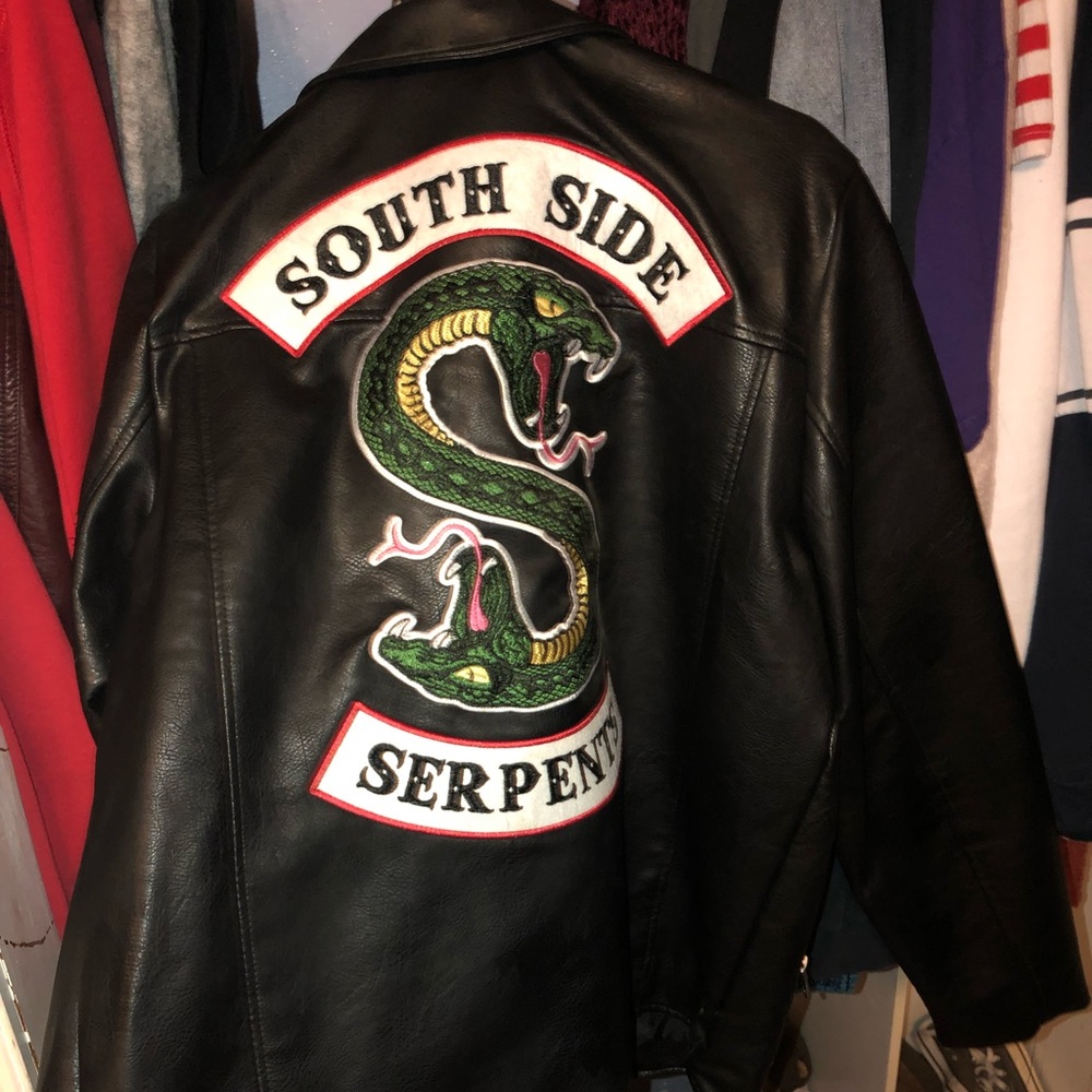 River dale south side leather jacket